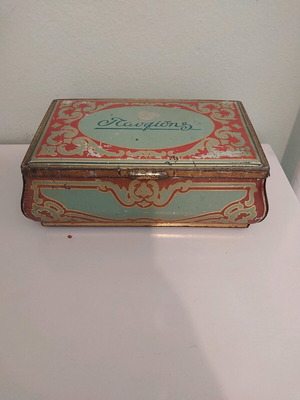 Tin collectible box used