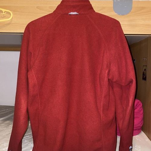 The North Face fleece jacket like new, women's M-L, red