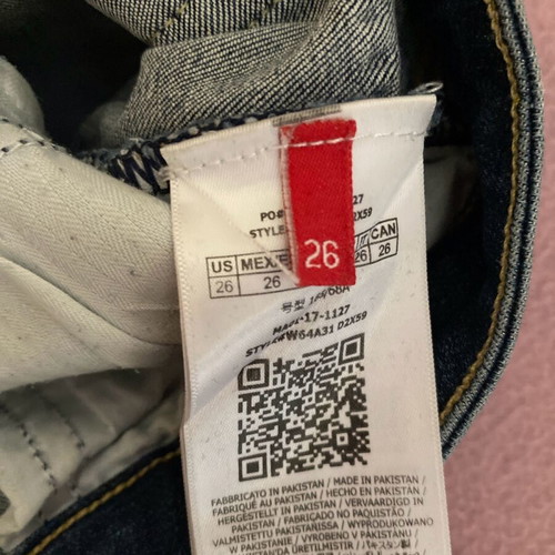 Guess denim jeans used, elastic, blue, size L