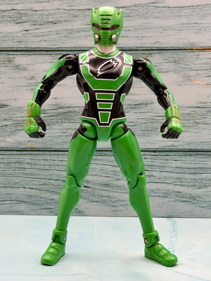 Power Rangers Jungle Fury Green Ranger action figure used