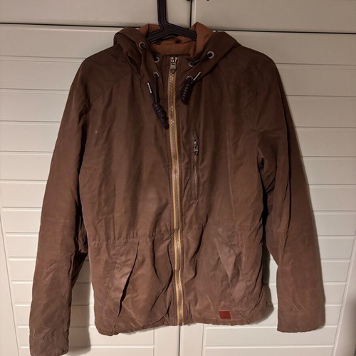 Jack & Jones jacket brown size M like new with hood