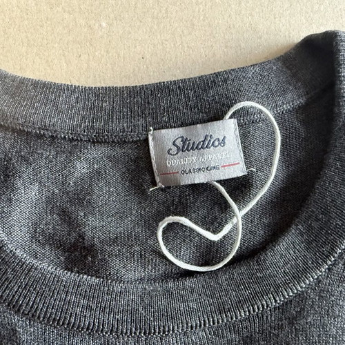 TCM Merino Wool Pullover men's sweater XL like new, gray