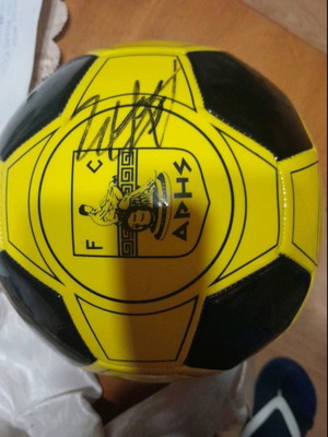 Aris collectible ball like new with authentic player signatures