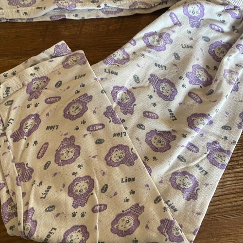 Pajama set 10 years used, purple
