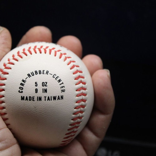 Baseball ball genuine, new, 6.5 cm diameter