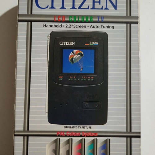 Vintage Citizen 2.2" Auto Tuning Portable Television like new