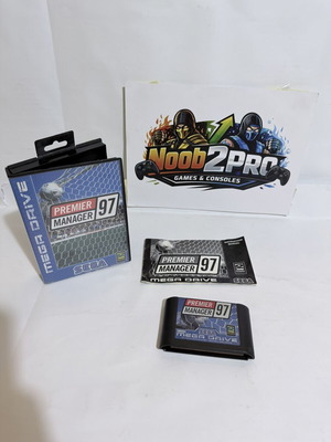 Premier Manager 97 Sega Mega Drive game used