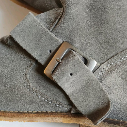 Biker boots suede Hush Puppies like new, gray