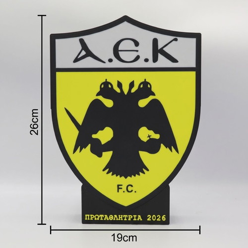 AEK Logo new, 19cm by 26cm