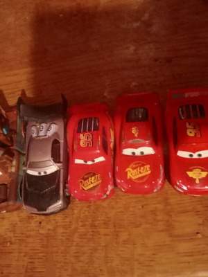 Disney Cars σετ 7 μεταχειρισμένα, διάφορα σιδερένια μοντέλα