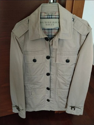 Burberry Brit men's spring jacket like new, beige, size M