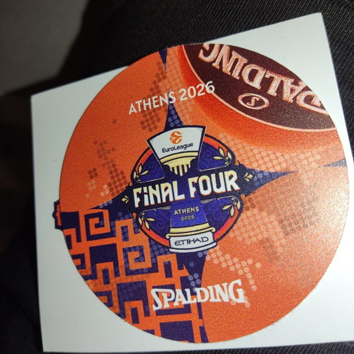 Euroleague Final4 Collectible Stickers new, authentic