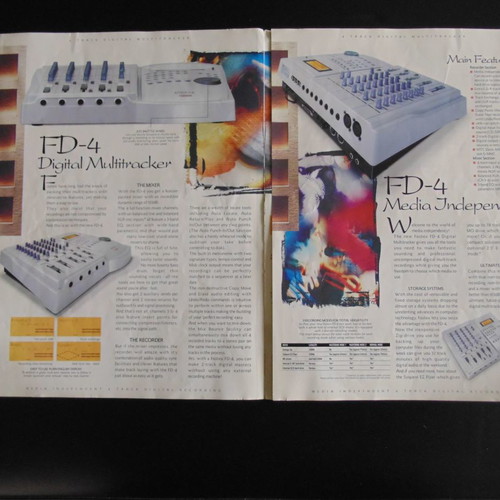 4 Channel Digital Cassette Recorder Fostex FD-4 New