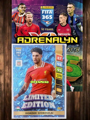 Κάρτα Dominik Szoboszlai Limited Edition Fifa 365 2025 Andrenalyn XL καινούργια