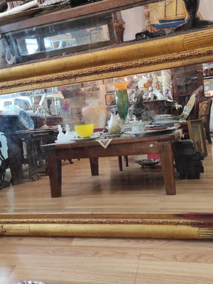 Χρυσός καθρέφτης ξύλινος μεταχειρισμένος