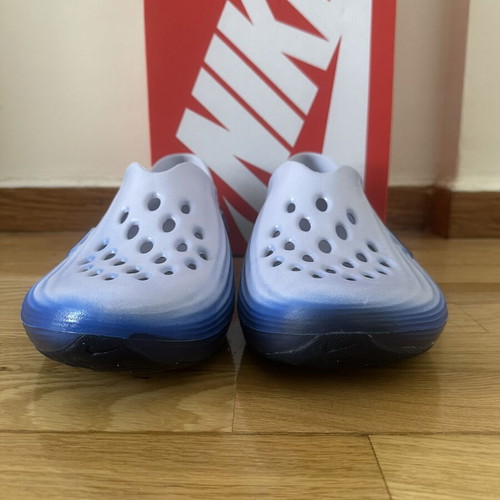 Nike ReactX Rejuven8 men's slippers size 44, white and blue