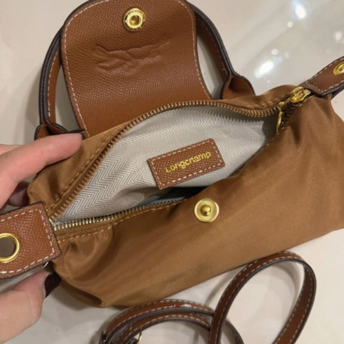 Longchamp mini bag, brown