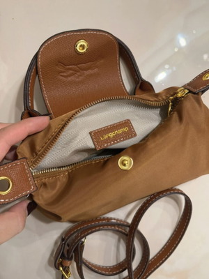 Longchamp mini bag, brown