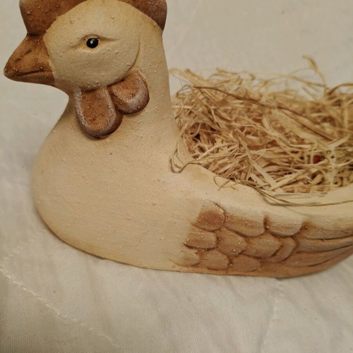 Ceramic decorative hen new, unused
