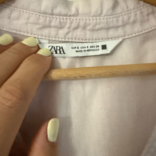 Cropped shirt Zara like new, pink, size S