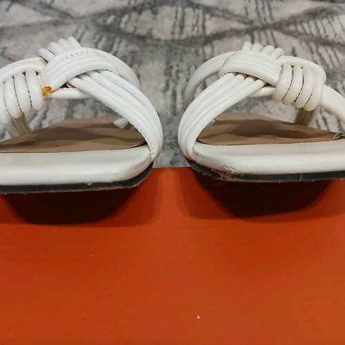 Exe flat sandals like new, size 38, white