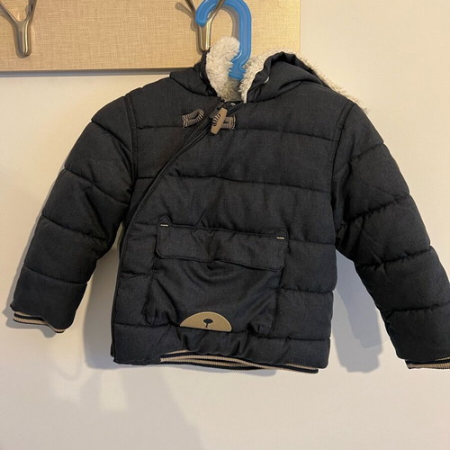 Baby jacket used with zipper and fur lining for 23 months
