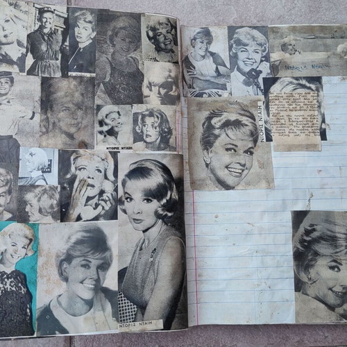 Album with actor photo clippings No2, 50 pages, 17x25cm