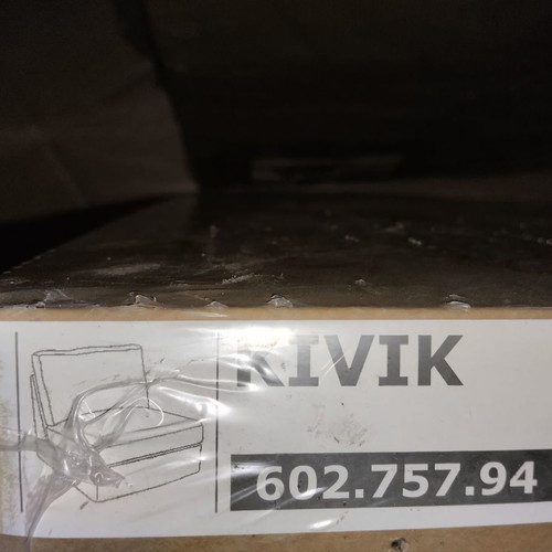 Ikea Kivik one seat cover Dansbo red-purple new