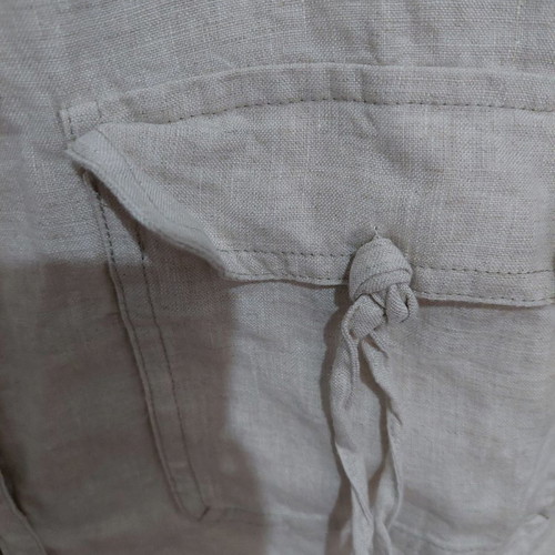 Linen jacket Attrattivo used, beige, size S