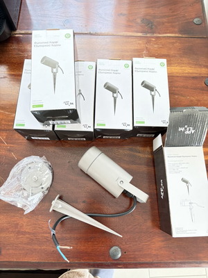 Φωτιστικό Spot Garden AppTheLights 1x7W GU10 γκρι με 6 λάμπες Phillips