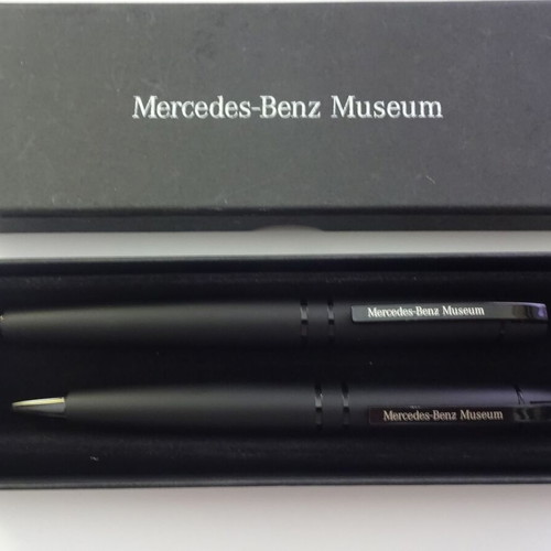 Mercedes Benz pen and roller set new, black metal