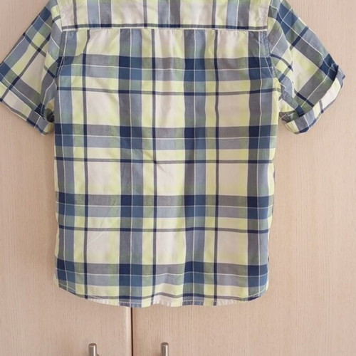 Mayoral casual plaid kids shirt like new, size 104 cm