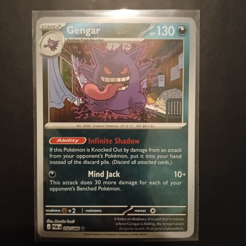 Gengar Pokemon card Perfect Order new with protector