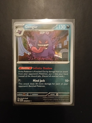 Gengar Pokemon card Perfect Order new with protector