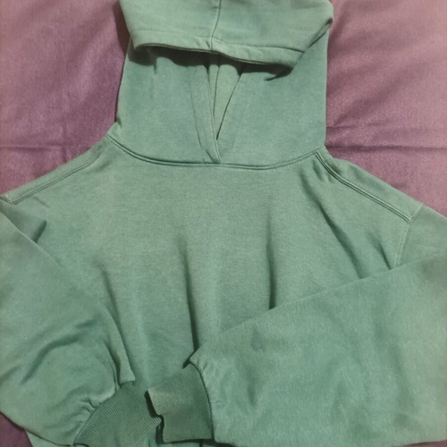 Women's/teen hoodie cypress green like new with hood