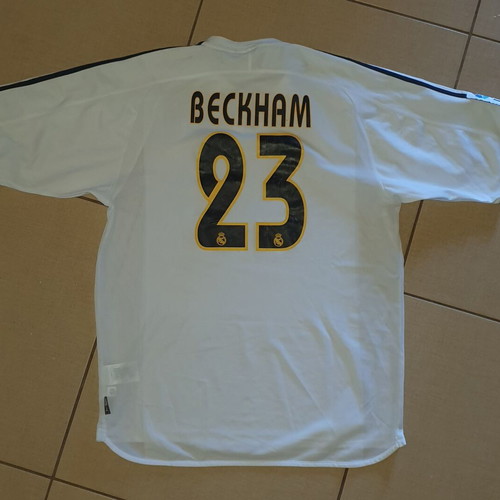 Beckham Real Madrid 2003 jersey used, authentic