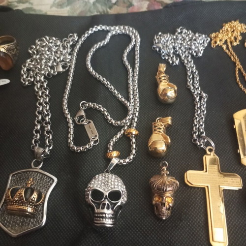 Steel jewelry set