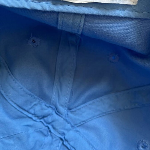 Zara jockey hat like new, blue cotton