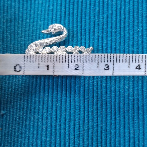Swarovski pin silver tone like new
