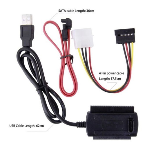 USB cable for 2.5"/3.5" SATA/IDE HDD/DVD/SSD connection new