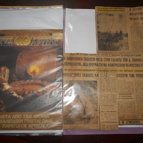 Treasure hunting used, archive of 19 clippings until 1940