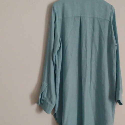 Anna Riska women's shirt XL turquoise like new