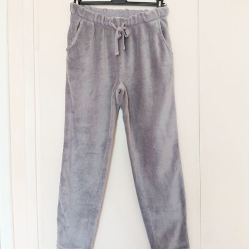 Oysho fleece pajama like new, gray, size XS/S