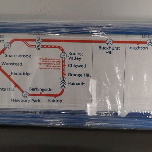 London Metro Line new, collectible decoration