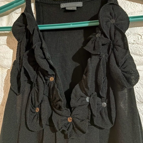 Armani Exchange silk and cotton dress like new, black size M