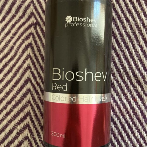 Bioshev red colored hair mask used, 300 ml