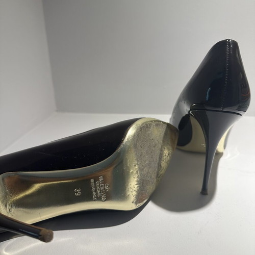 Valentino brown gold pumps, size 39