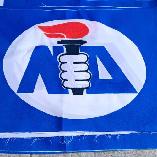 ND party flags, set of 10, 14x19 cm