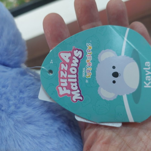Kayla plush koala toy, blue-purple