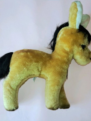 Vintage donkey Tsioti Toys new, height 28 cm